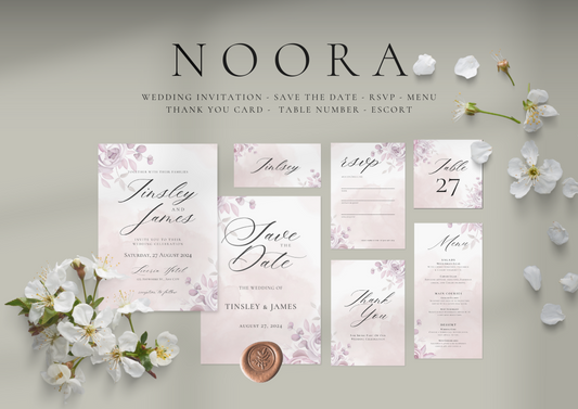Noora | Wedding Suite | Canva